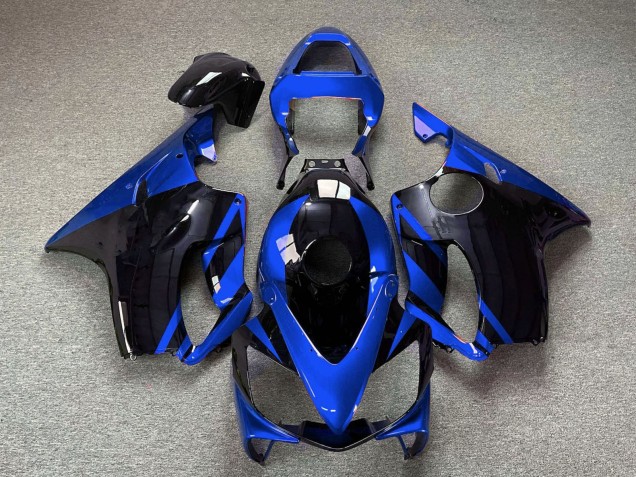 2001-2003 Honda CBR600 F4i Motorcycle Fairings - Blue Glossy Black UK