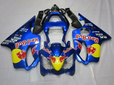 2001-2003 Honda CBR600 F4i Motorcycle Fairings - Blue Yellow Red Bull UK
