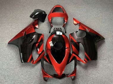 2001-2003 Honda CBR600 F4i Motorcycle Fairings - Red Glossy Black UK