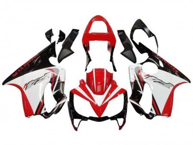 2001-2003 Honda CBR600 F4i Motorcycle Fairings - White Red Glossy Black UK