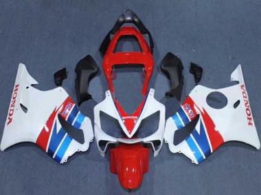 2001-2003 Honda CBR600 F4i Motorcycle Fairings - White Red Blue UK