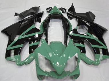 2004-2007 Honda CBR600 F4i Motorcycle Fairings - Moss Green Glossy Black UK