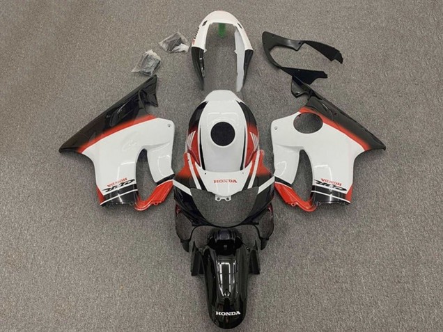 2004-2007 Honda CBR600 F4i Motorcycle Fairings - White Red Glossy Black UK