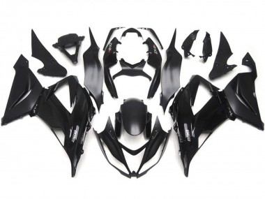 2013-2018 Kawasaki ZX6R Motorcycle Fairing Kits - Glossy Black Matte Black UK