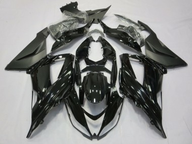 2013-2018 Kawasaki ZX6R Motorcycle Fairing - Glossy Black Matte Black UK