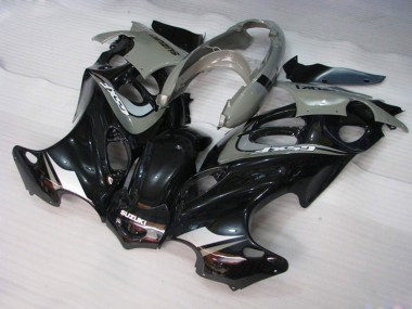 2004-2006 Suzuki GSX600F/GSX750F Motorcycle Fairings - Glossy Black Grey UK