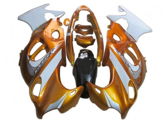 2004-2006 Suzuki GSX600F/GSX750F Motorcycle Fairings - Orange White UK