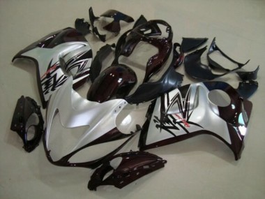 2008-2020 Silver Black Suzuki GSXR 1300 Hayabusa Motorcycle Fairings UK