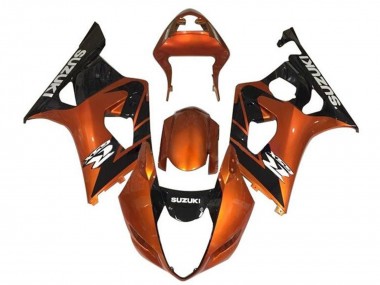2003-2004 Suzuki GSXR 1000 Motorcycle Fairings - Orange Black White UK