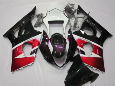 2003-2004 Suzuki GSXR 1000 Motorcycle Fairings - White Red Purple Black UK
