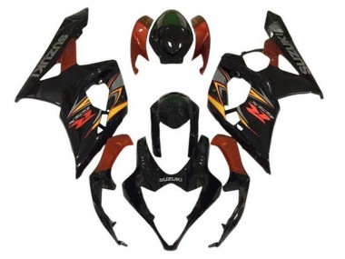 2005-2006 Suzuki GSXR 1000 Motorcycle Fairings - Black Red Yellow Grey UK