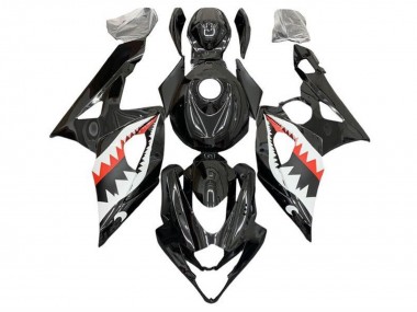 2005-2006 Suzuki GSXR 1000 Motorcycle Fairings - Black White Red Shark UK