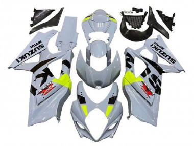 2005-2006 Suzuki GSXR 1000 Motorcycle Fairings - Grey Black Neon Yellow Red UK