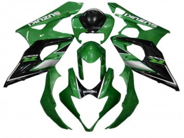 2005-2006 Suzuki GSXR 1000 Motorcycle Fairings - Green Black Silver UK