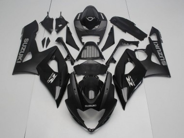 2005-2006 Suzuki GSXR 1000 Motorcycle Fairing - Glossy Black Matte Black UK