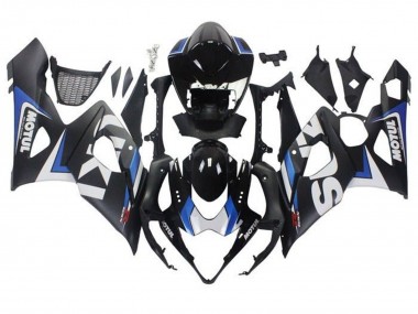 2005-2006 Suzuki GSXR 1000 Motorcycle Fairings - Matte Black Blue White UK
