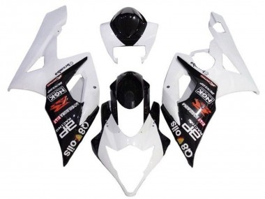 2005-2006 Suzuki GSXR 1000 Motorcycle Fairings - White Black Brembo UK