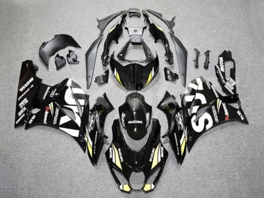 2017-2024 Suzuki GSXR1000 Motorcycle Fairings - Black White Yellow UK