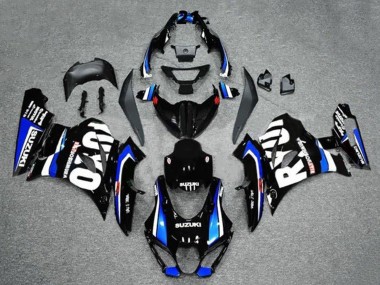 2017-2024 Suzuki GSXR1000 Motorcycle Fairings - Black Blue White UK