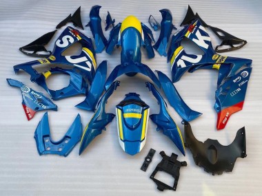 2009-2016 Suzuki GSXR 1000 Motorcycle Fairings - Blue Yellow White Red UK