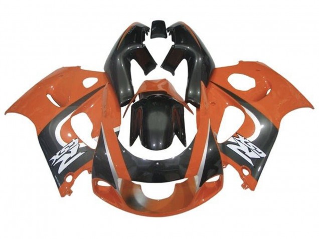 1996-2000 Suzuki GSXR 600 / GSXR 750 Motorcycle Fairings - Orange Black UK