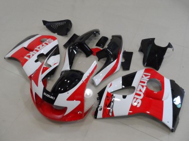 1996-2000 Suzuki GSXR 600 / GSXR 750 Motorcycle Fairings - Red White Black UK