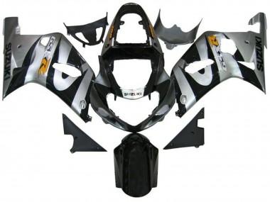 2001-2003 Suzuki GSXR 600 / GSXR 750 Motorcycle Fairings - Silver Black Yellow UK