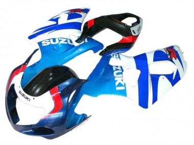 2001-2003 Suzuki GSXR 600 / GSXR 750 Motorcycle Fairings - White Blue Red Black UK