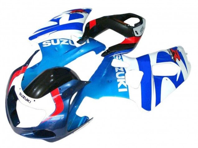 2001-2003 Suzuki GSXR 600 / GSXR 750 Motorcycle Fairings - White Blue Red Black UK
