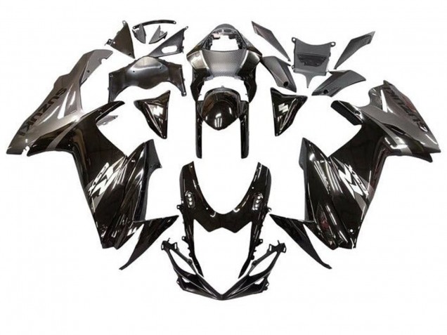 2011-2024 Suzuki GSXR 600 / GSXR 750 Motorcycle Fairings - Glossy Black Grey White UK