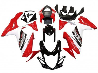 2011-2024 Suzuki GSXR 600 / GSXR 750 Motorcycle Fairing - Red White Black UK