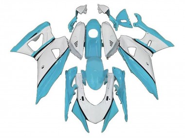 2021-2024 Yamaha YZF R7 Motorcycle Fairings - Blue Turquoise White UK