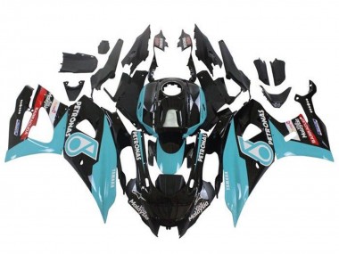 2021-2024 Yamaha YZF R7 Motorcycle Fairings - Black Blue Petronas UK
