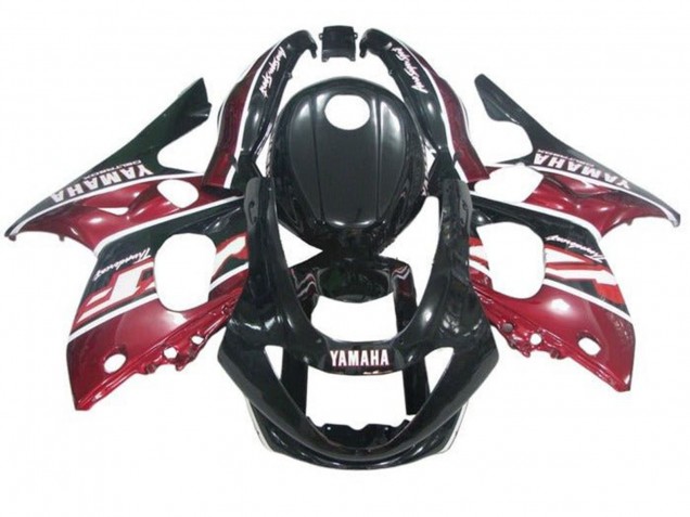 1996-2007 Yamaha YZF600R Thundercat Motorcycle Fairings - Black Dark Red White UK