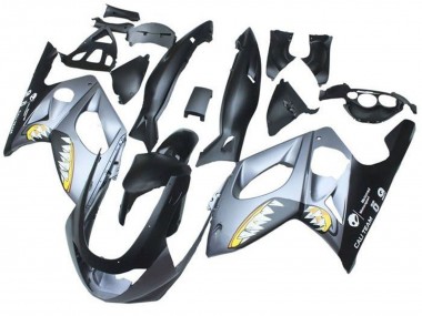 1996-2007 Yamaha YZF600R Thundercat Motorcycle Fairings - Matte Black Grey Shark UK