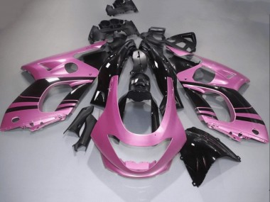 1996-2007 Yamaha YZF600R Thundercat Motorcycle Fairings - Pink Glossy Black UK