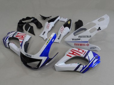 1997-2007 Yamaha YZF 1000R Thunderace Motorcycle Fairings - White Blue Red Fiat UK