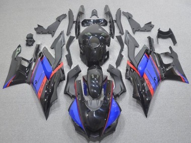2019-2021 Yamaha YZF R3/R25 Motorcycle Fairings - Blue Red Glossy Black UK
