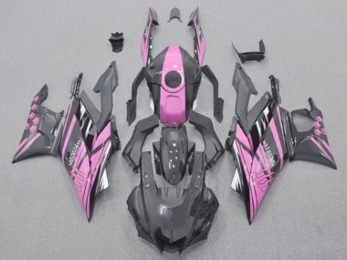 2019-2021 Yamaha YZF R3/R25 Motorcycle Fairings - Pink Black Monster UK