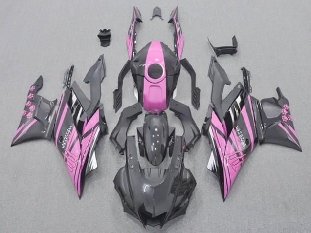 2019-2021 Yamaha YZF R3/R25 Motorcycle Fairings - Pink Black Monster UK