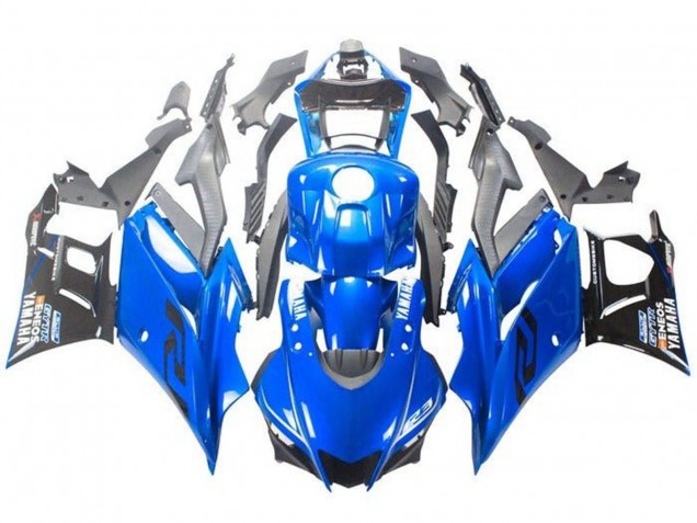 2019-2021 Yamaha YZF R3/R25 Motorcycle Fairings - Blue Black UK