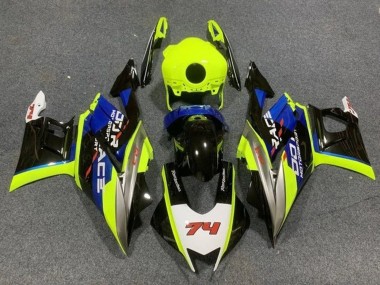 2019-2021 Yamaha YZF R3/R25 Motorcycle Fairings - Neon Yellow White Blue Black 74 UK