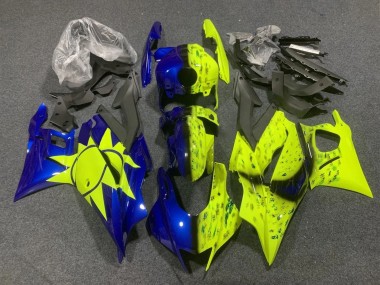 2019-2021 Yamaha YZF R3/R25 Motorcycle Fairings - Yellow Blue UK