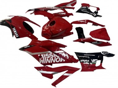 2022-2024 Yamaha YZF R3/R25 Motorcycle Fairings - Red Black Valsir UK