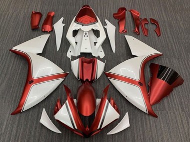 2009-2011 Yamaha YZF 1000 R1 Motorcycle Fairing - White Red UK