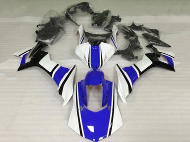 2015-2019 Yamaha YZF 1000 R1 Motorcycle Fairing - White Blue Black UK