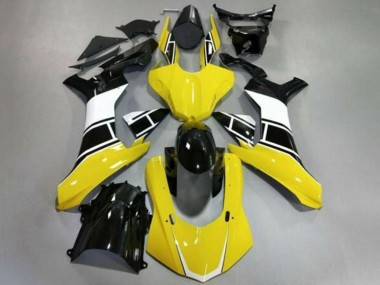 2020-2025 Yamaha YZF 1000 R1 Motorcycle Fairings - Yellow White Glossy Black UK