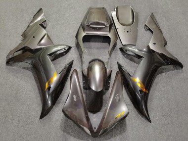 2002-2003 Yamaha YZF 1000 R1 Motorcycle Fairings - Grey with Gold Decals UK