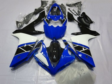 2007-2008 Yamaha YZF 1000 R1 Bike Fairings - Blue White Black UK