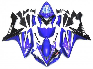 2007-2008 Yamaha YZF 1000 R1 Motorcycle Fairing Kits - Blue White Black UK